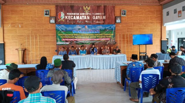 Sosialisasi larangan jebakan tikus listrik