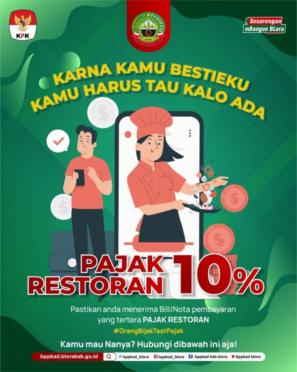 Pajak Restoran Blora © 2022 suarabanyuurip.com