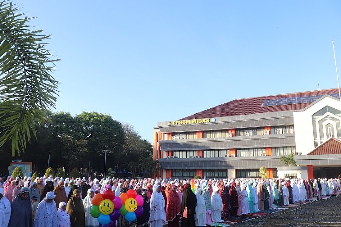 Salat Idul Adha di PPSDM Migas &copy; 2023 suarabanyuurip.com